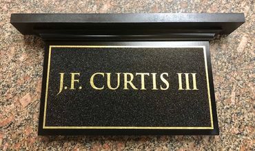 PVC Estate Signs, Named , JF curtis iii