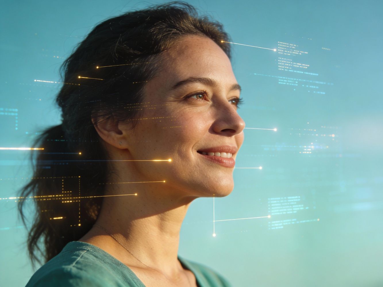 Woman with confidence, representing thoughtful retirement planning and financial clarity for women.