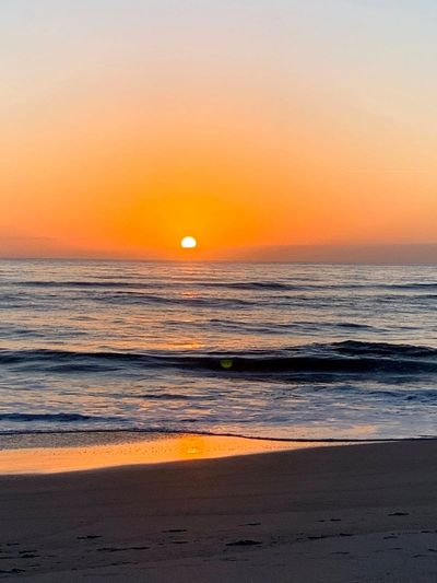 Beautiful Atlantic ocean sunrise