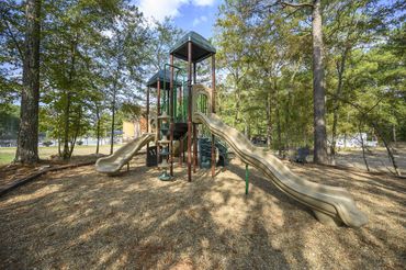 Community playground just a short walk from the cabin