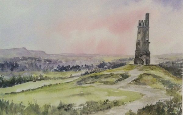 Castle Hill - Huddersfield, West Yorkshire
Signed print 
