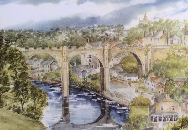 Knaresborough  Viaduct - River Nidd 
Greeting cards Pack B