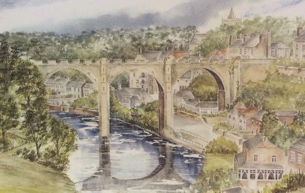 Knaresborough Viaduct - River Nidd 

