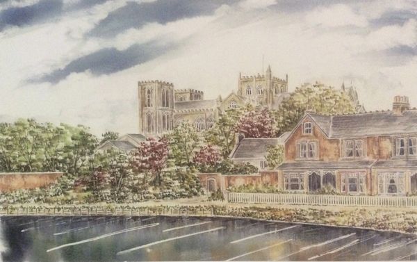 Ripon Cathedral 
Signed print 