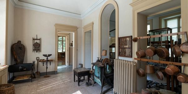 Sala del museo della Manifattura di Pont