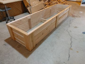 Raised Garden Bed with Plastic Liner
