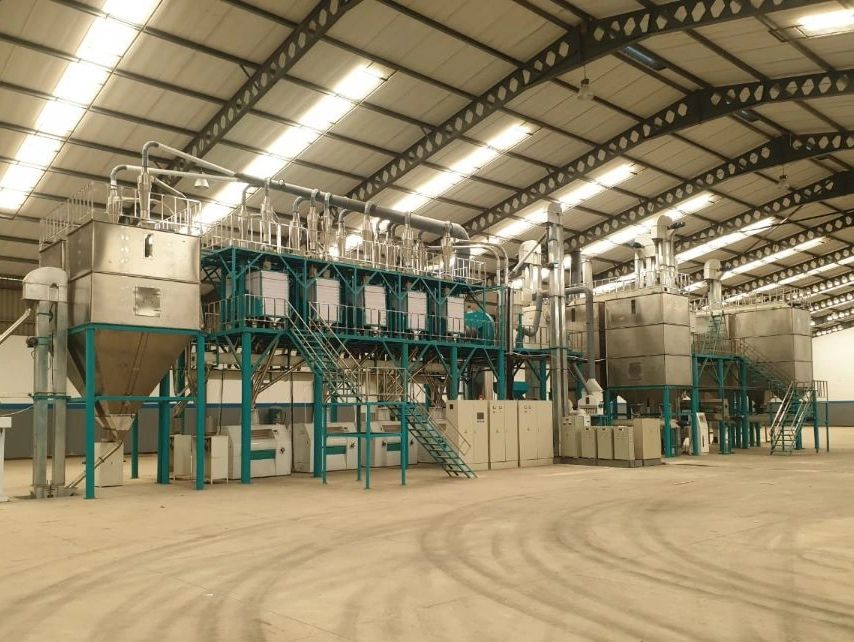 100t/24h maize mill for sale in Kenya Tanzania Uganda Malawi and Angola. 