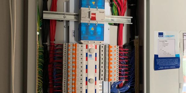 Switchboard data wiring residential by DGM electrical sydney 
