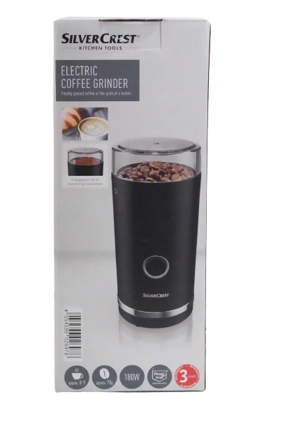 Compact Electric Spice Grinder Coffee Bean New 180W German Stainless Steel  Silvercrest - Nut Grinder Dry spice Dry Herbs