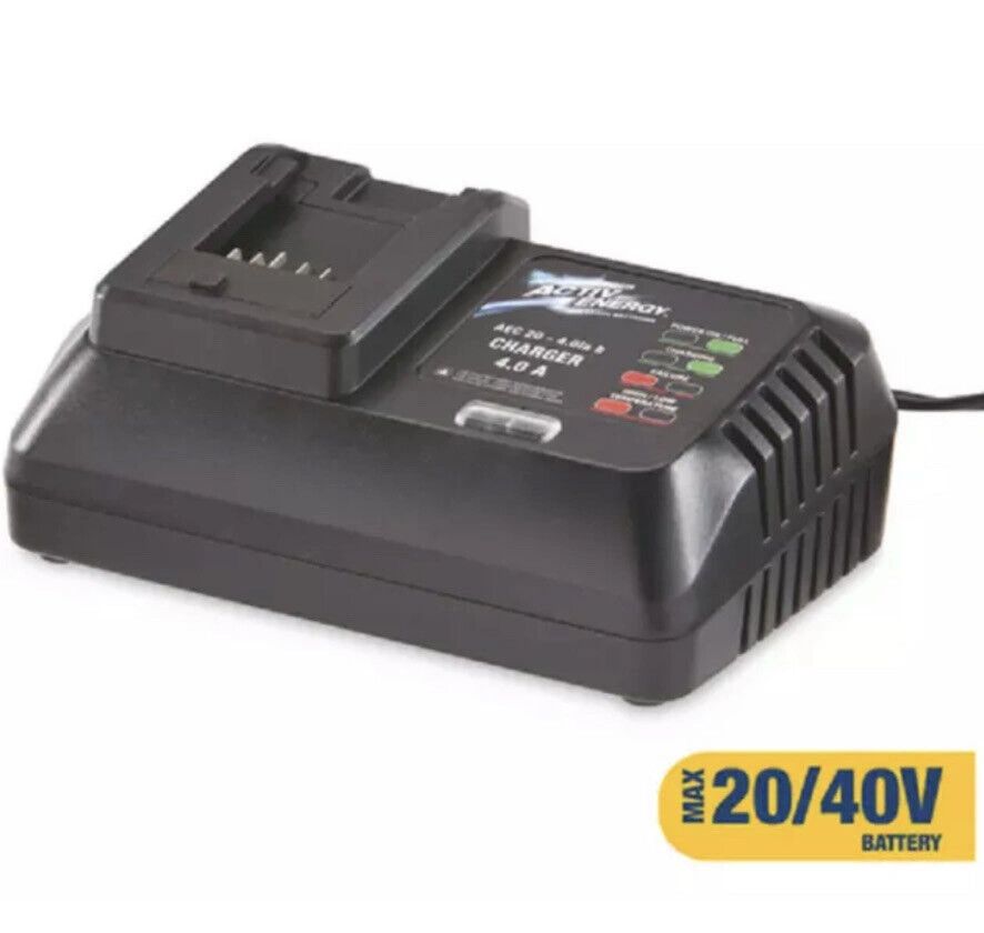 Activ Energy BATTERY CHARGER 4.0A for 20v/40v Batteries Ferrex Cordless