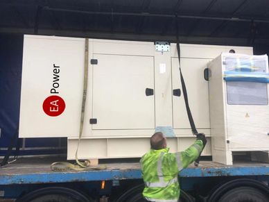 Diesel Generator Set 3Phase Standby Doosan Crompton Greaves DeepSea Canopy Silent 275 kVA Emergency 