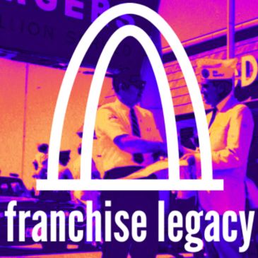 Vintage McDonald's scene with franchise legacy text.
