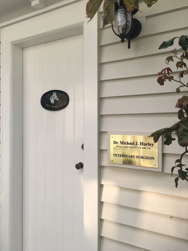 Michael Hurley & Associates, Equine Hospital, Surgery Door