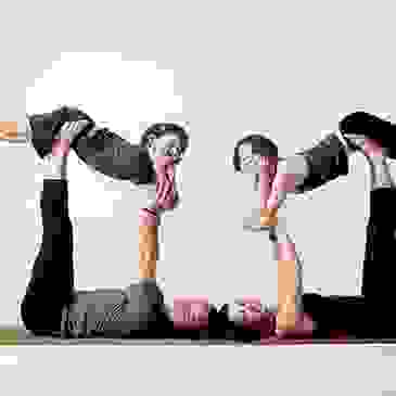Family acroyoga classes in Fremantle.