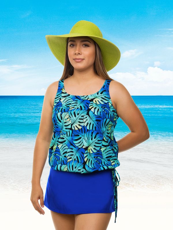 Topanga Mastectomy Tankini- Color 754 – Barely Visible Bikinis