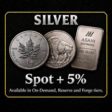 Silver investment offer with a 5% premium.