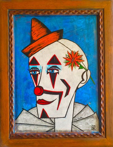 bernard buffet fan art clown ellie duke