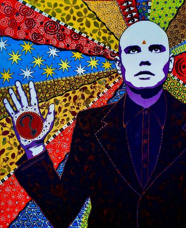 Billy Corgan fan art smashing pumpkins fan art Ellie Duke painting sketch artwork