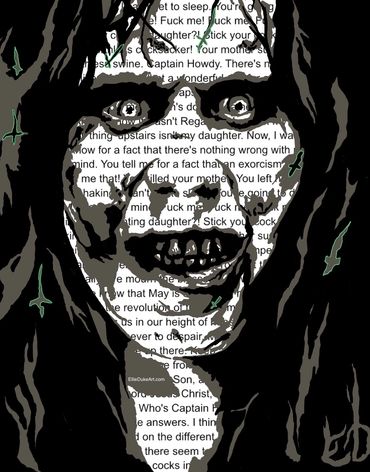 Linda Blair / The Exorcist ellie duke fan art regan macneil
2021