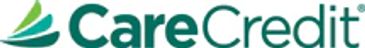 CareCredit logo with teal and green design.