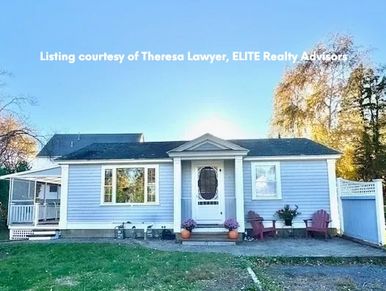 Cozy, adorable, blue starter home located Marshfield, Massachusetts.