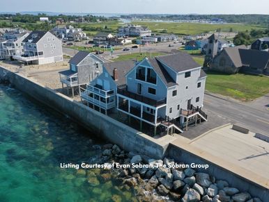 Waterfront newly constructed home for sale 328 Ocean St Brant Rock area of Marshfield Massachusetts