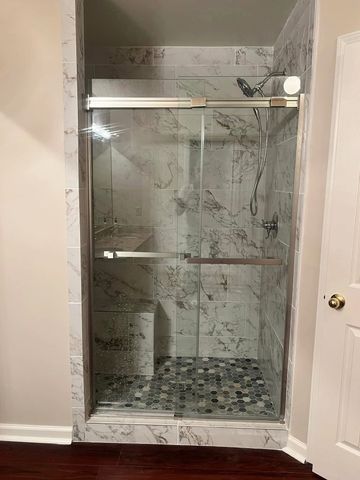 Custom tile shower