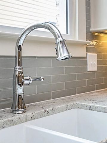 Custom tile backsplash