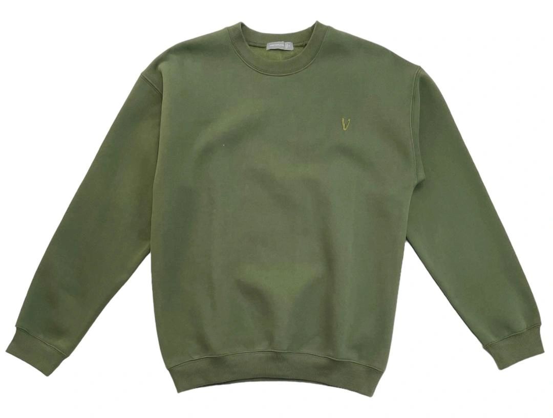 VarietyAthletics Men's Loose Crewneck Warm Fleece Sweatshirt Pullover Blouse - Picture 15 of 16