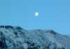 Early morning moon rise--taken from the living room!