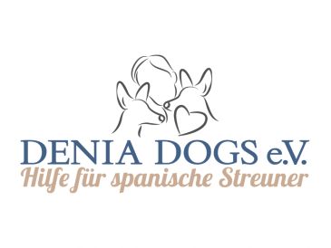 Logo of Denia Dogs e.V. helping Spanish stray dogs.