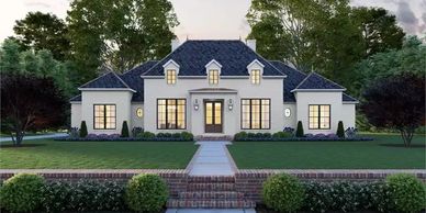 Custom home floor plan available in Fayetteville Georgia