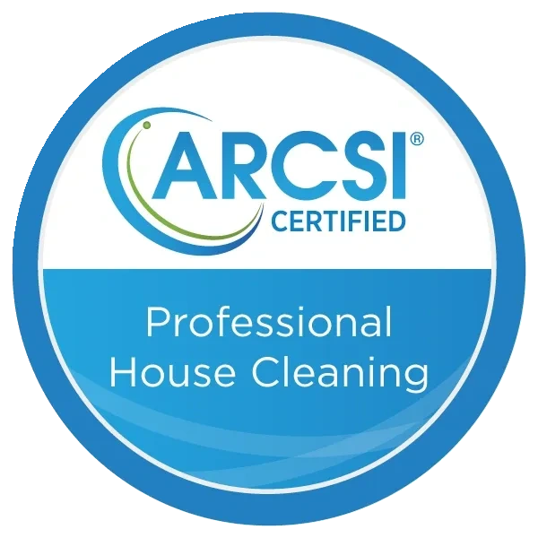 Logo ARCSI certified professional house cleaning.