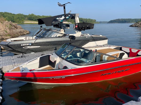 Our 2023 Nautique G23 and Nautique 200 that we use for our water sports demos, lessons and sessions