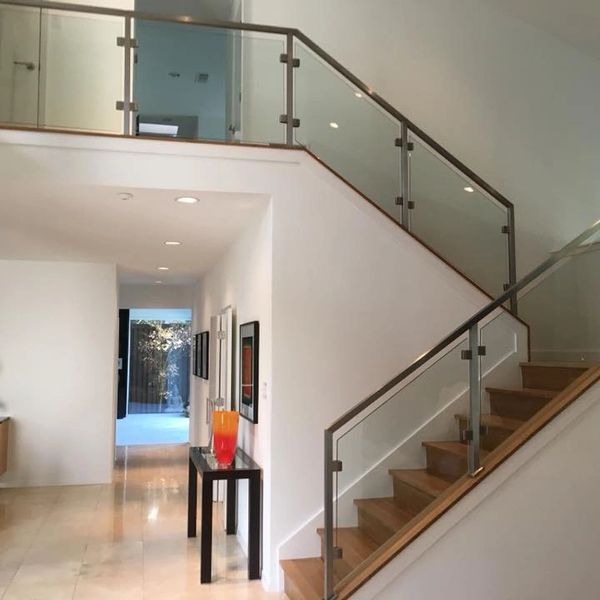 Stainless and Glass Handrail System, custom installation
