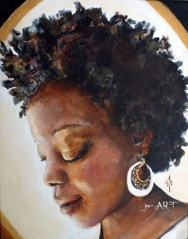 female, black woman, madonna, profile, portrait, ethnic, 