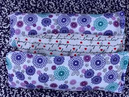 Our relaxing Eye Pillows are handmade with lavender from our fields.  Great for sleep or yoga.