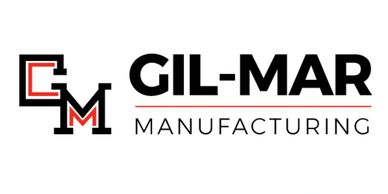 Logo of Gil-Mar Manufacturing with stylized GM initials.