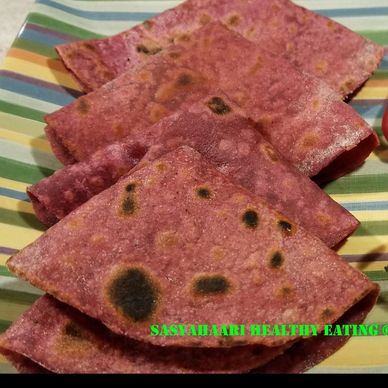 Bread | Roti | Beet Wraps