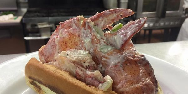 Cold Lobster Roll... mega mounds of meat