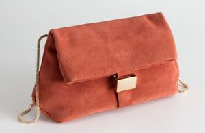 & Other Stories Fold Over Leather Bag