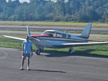 Mike Gore with his Comanche 260C