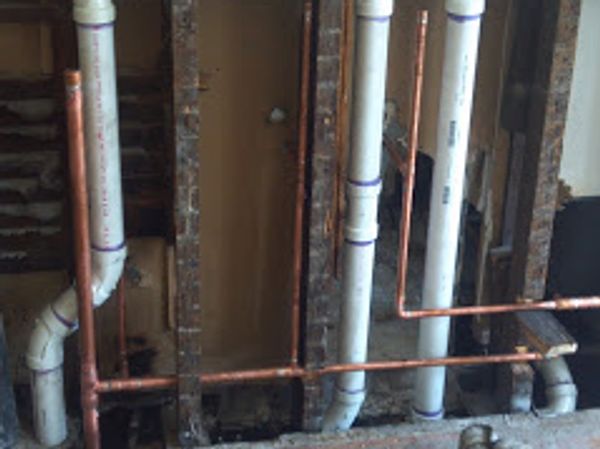Re-pipe your drain lines and water pipes for rehab projects.