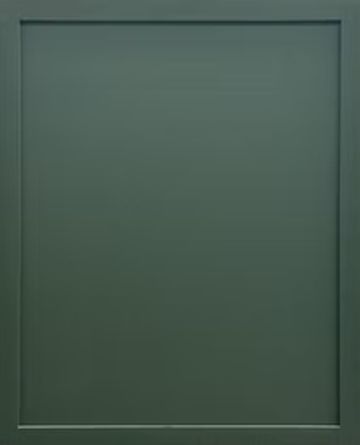 A plain, dark green rectangular panel with a subtle border.