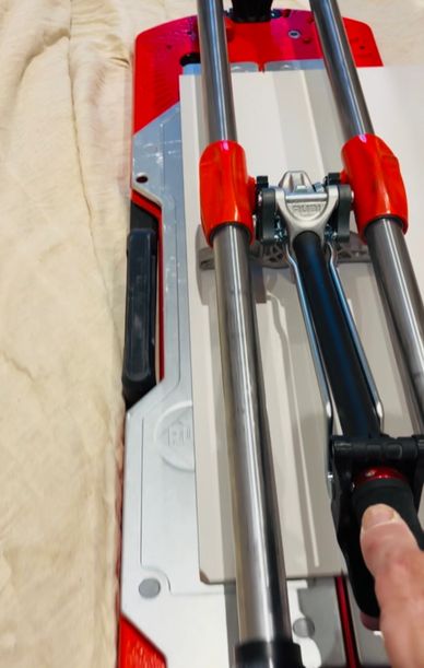 Ruby tile cutter used by South Downs precision tiling 
