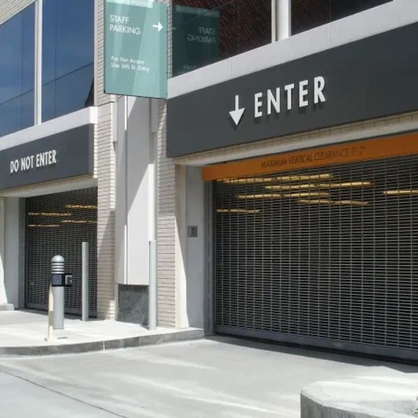 Grilles provide security, protection and ventilation. 