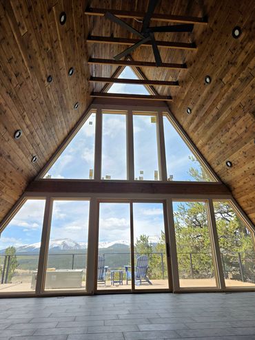 Mountain views, custom home build