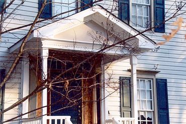 North Raleigh gable porch roof