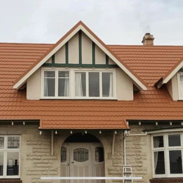 Gerards Classic tile on a beautiful old house we reroofed.