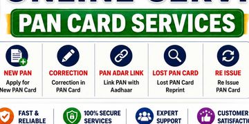 Sign about correction in PAN card.